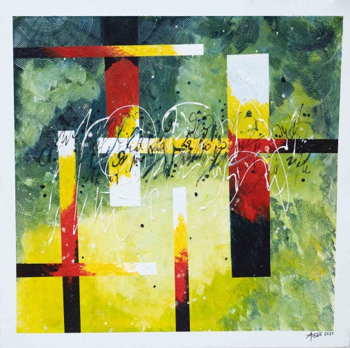Acryl Gemälde Abstrakt Malen Ango
