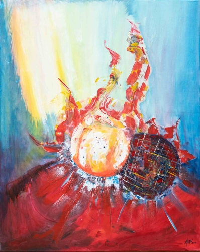 Acryl Gemälde Abstrakt Malen Ango