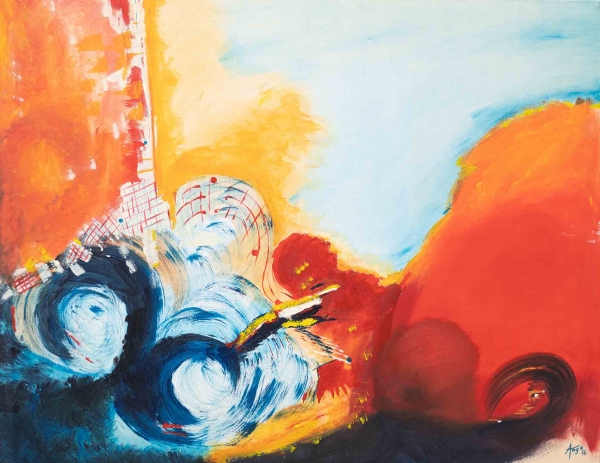 Acryl Gemälde Abstrakt Malen Ango
